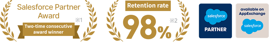 AppExchange Partner of the Year 2022, Salesforce Japan Partner Award 2023