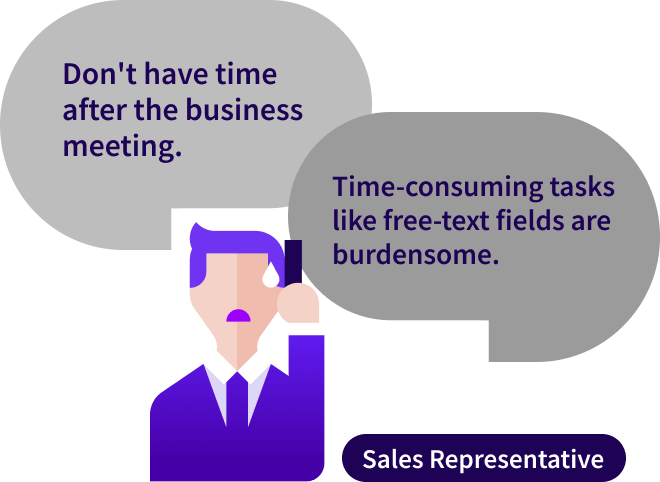 Challenges for sales representatives